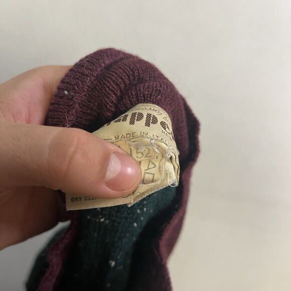 Vintage Clappers New-York Adult Size 52 Wool Alpaca Blend Made In Italy - Picture 4 of 14